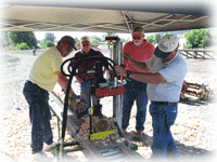 Drill line demo